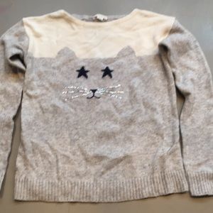 Crewcuts wool cat sweater